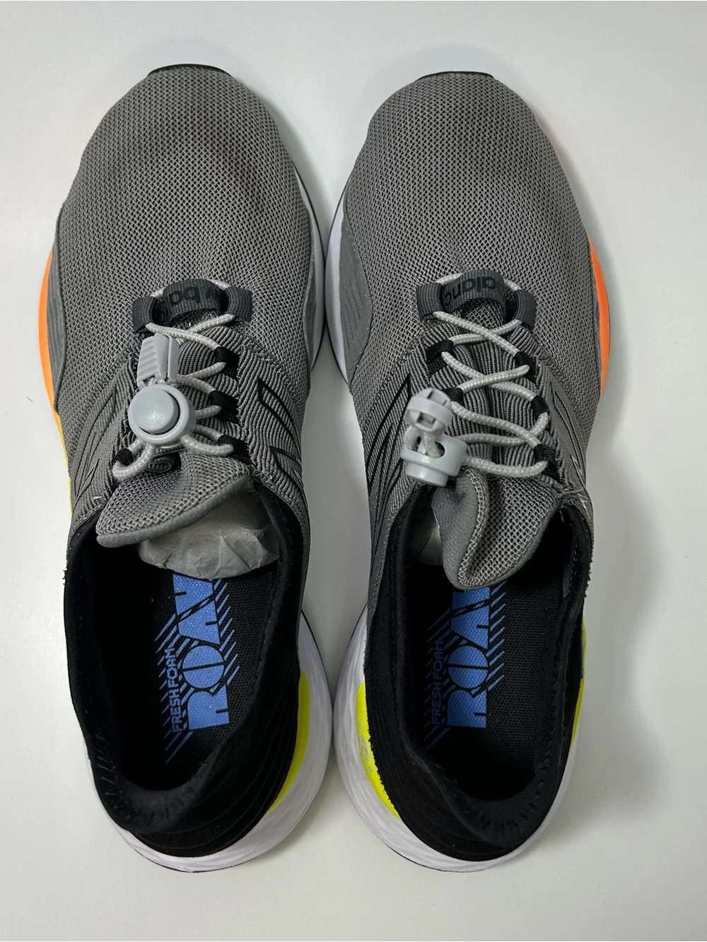 New Balance Fresh Foam Roav Mens 10.5 Gray MROAVGN Slip On Shoe Sneaker Athletic